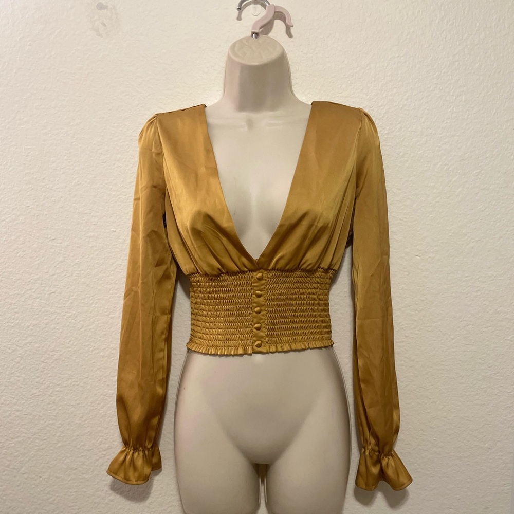 F21 Beautiful Long Sleeve Blouse. SZ S NWOT